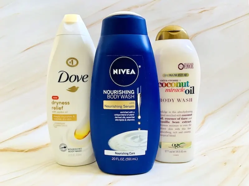 Best Body Washes for Dry Skin - Nivea, Dove & OGX