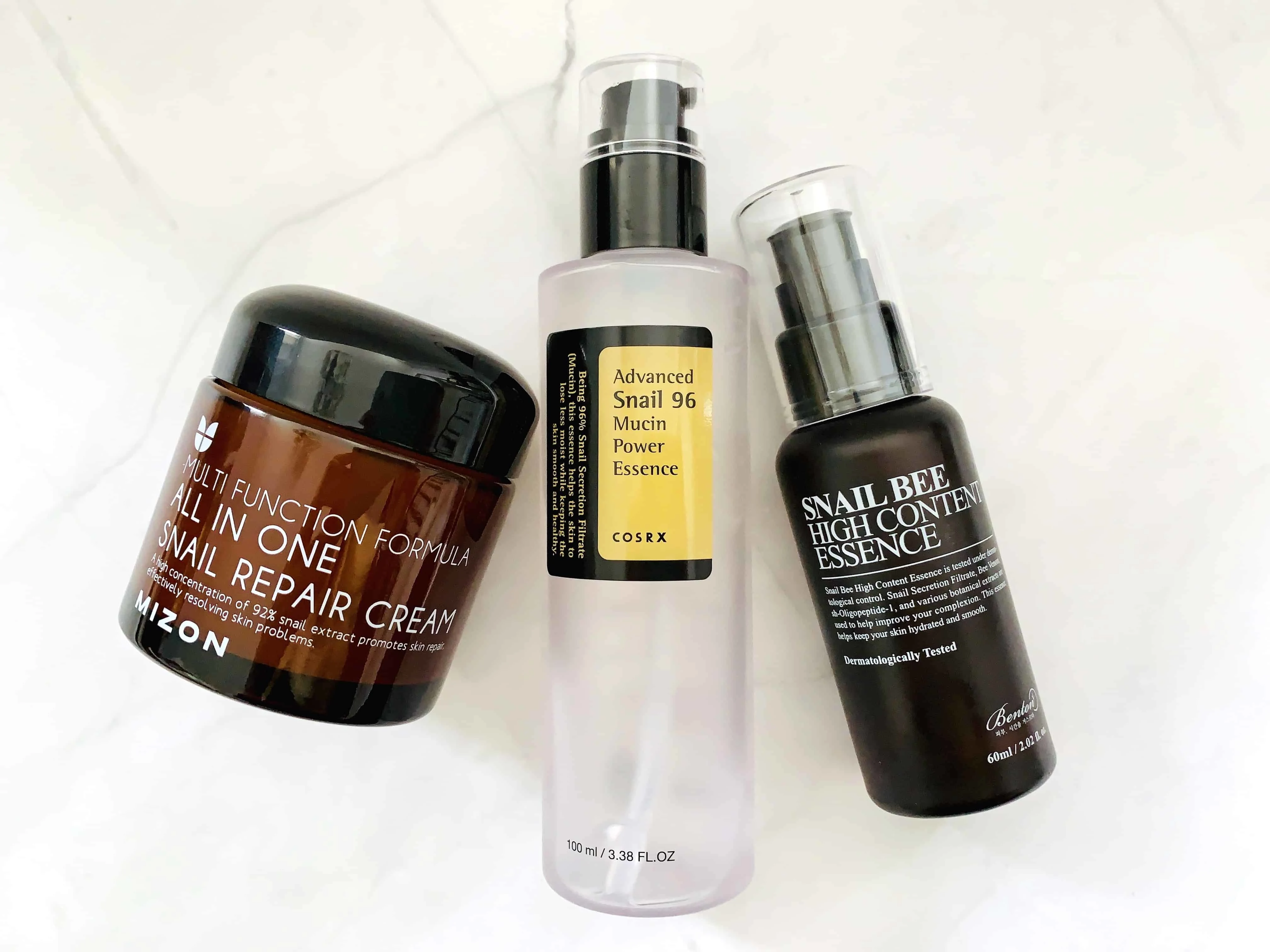 Best Snail Mucin Skincare Products from Mizon, Cosrx and Benton
