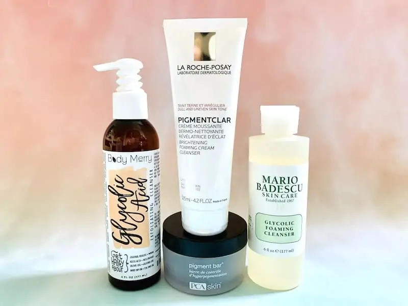 Best Face Washes Hyperpigmentation and Dark Spots from Body Merry, La Roche-Posay, PCA Skin and Mario Badescu