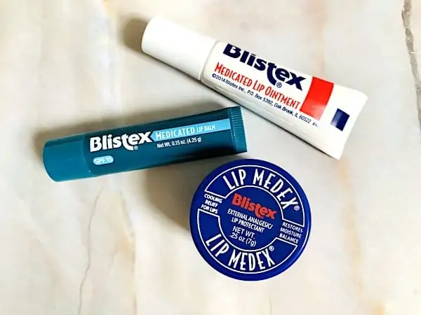 Blistex Lip Medex, Medicated Lip Balm SPF 15 and Medicated Lip Ointment