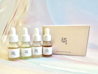 Beauty of Joseon Hanbang Serum Discovery Kit with four mini serums and box.